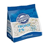 Творог &quot;Минская марка&quot; рассыпчатый 2% 350 г