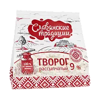 Творог &quot;Славянские традиции&quot; рассыпчатый 9% 350 г