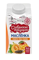 Напиток кисломолочный &quot;Маслёнка&quot; на основе пахты &quot;Манго-чиа-тыква&quot; 1,5% 0,5 кг