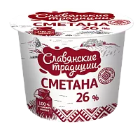 Сметана &quot;Славянские традиции&quot; 26% 380г sacmi
