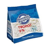 Творог &quot;Минская марка&quot; рассыпчатый 9% 350 г