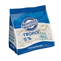 Творог &quot;Минская марка&quot; рассыпчатый 5% 350 г